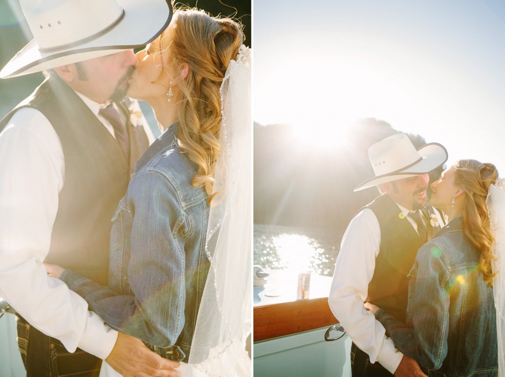 Glacier National Park Wedding Photos Couple Kissing