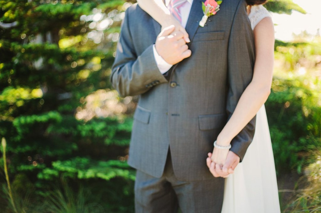 Schweitzer Mountain Sandpoint ID Wedding Photos Couple Holding Hands