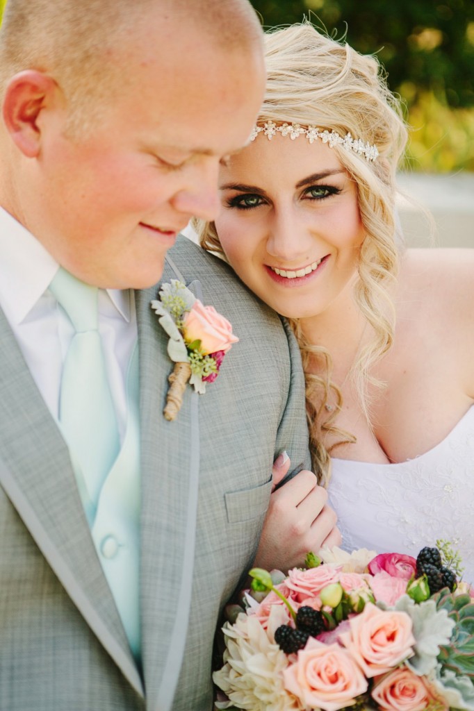 Chancey's Event Center Billings MT Wedding Photos Couple Cuddling