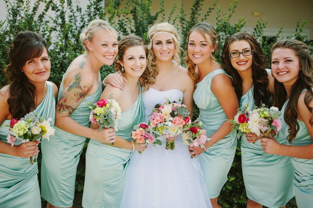 Chancey's Event Center Billings MT Wedding Photos Bridal Party