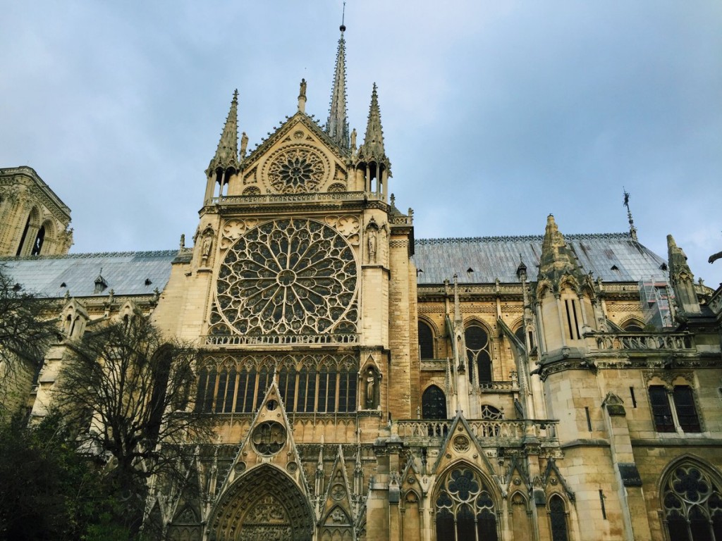 Notre Dame Paris France Architecture December Vacation Wedding Photographer