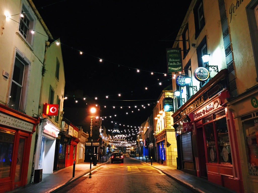 Downtown Kilkenny Ireland December Winter