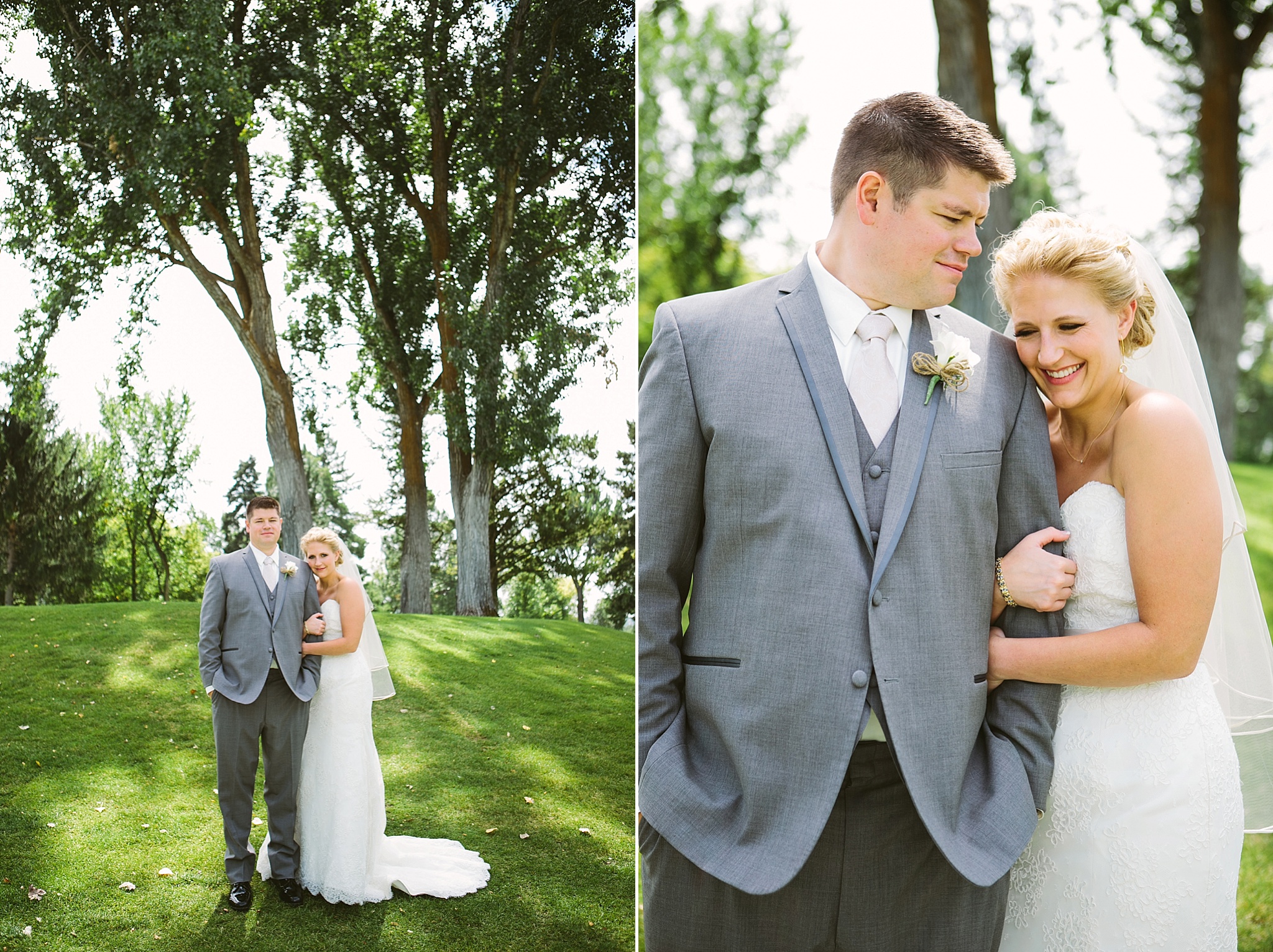 Missoula Country Club Wedding Photos Couple Laughing