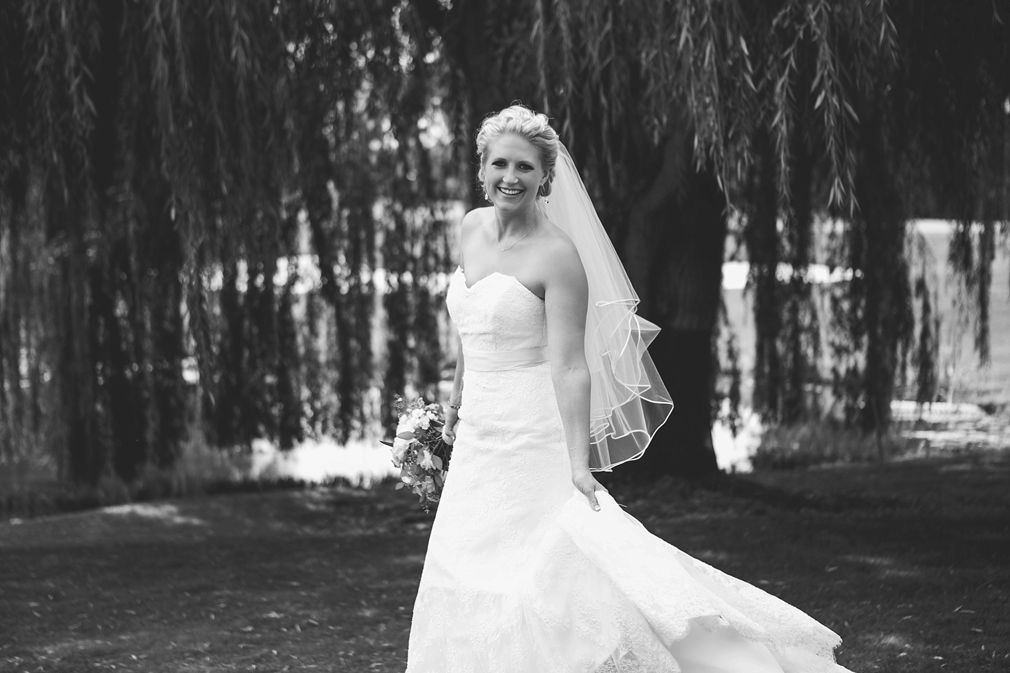 Missoula Country Club Wedding Photos Bride Twirling