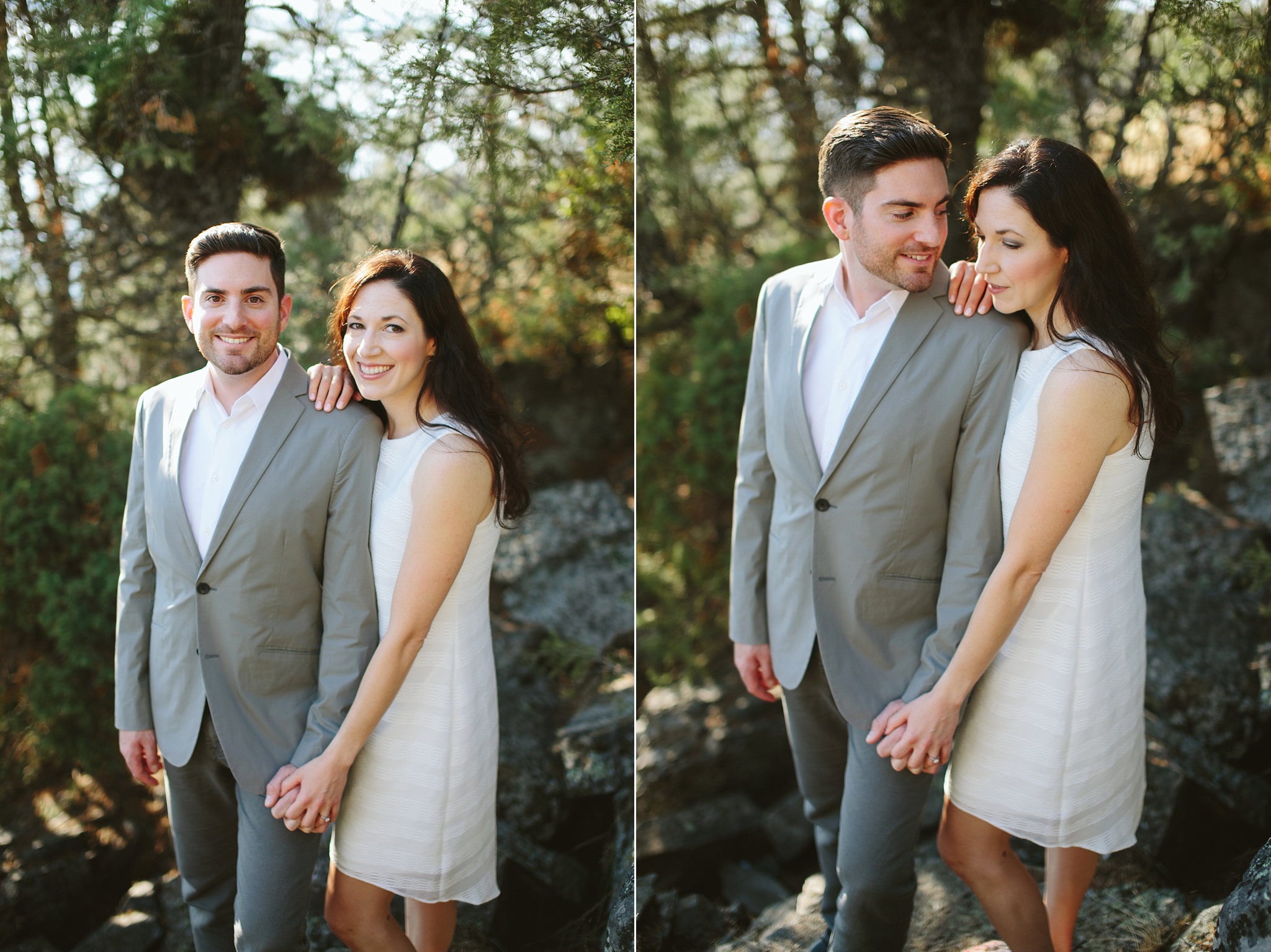 Bigfork MT Engagement Photo Wayfarer Park Couple Holding Hands