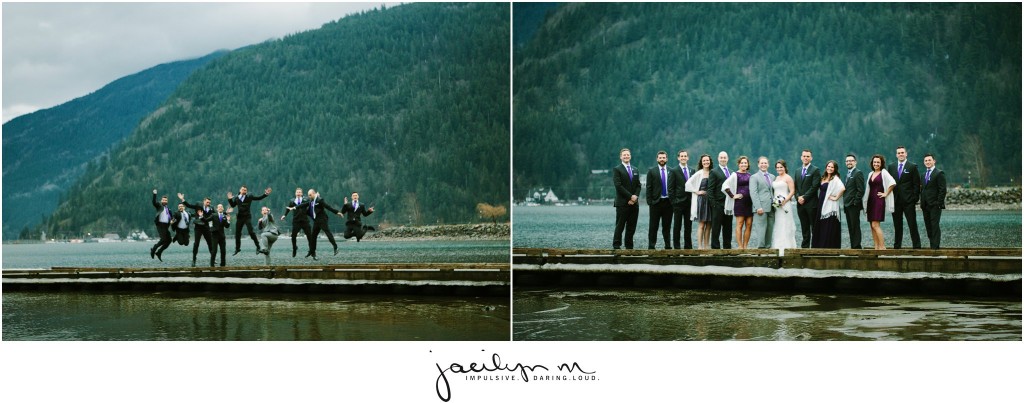 Harrison Hot Springs Vancouver BC Wedding Photos Bridal Party