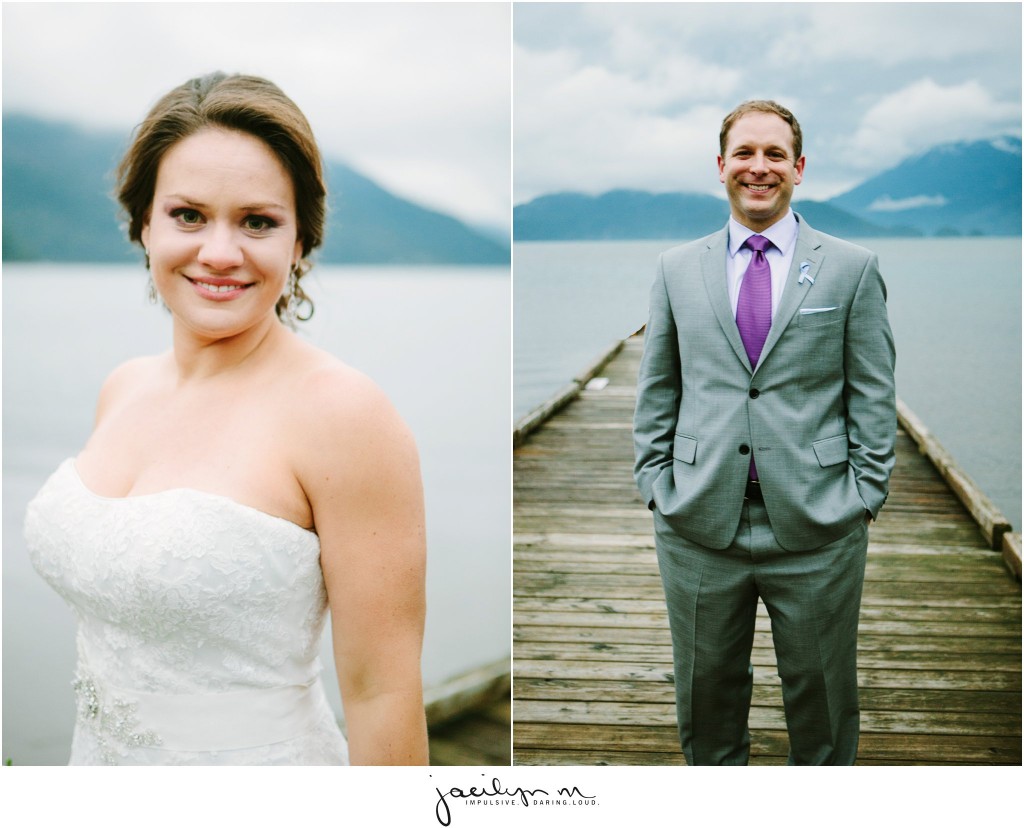 Harrison Hot Springs Vancouver BC Wedding Photos Bride and Groom