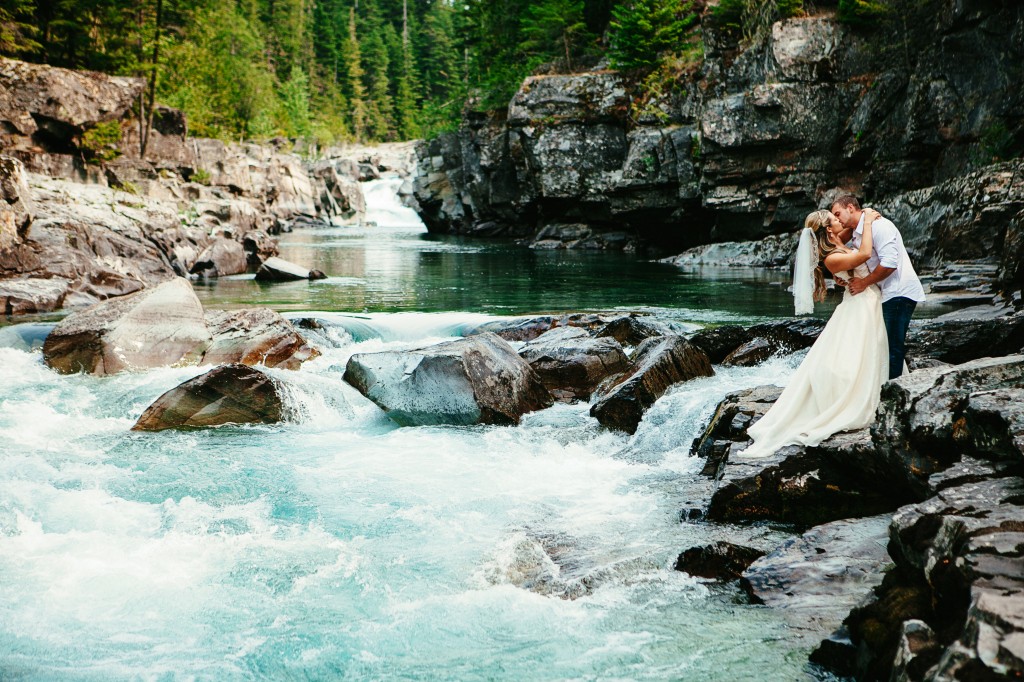 Glacier National Park Day After Trash the Dress Wedding by Jacilyn M