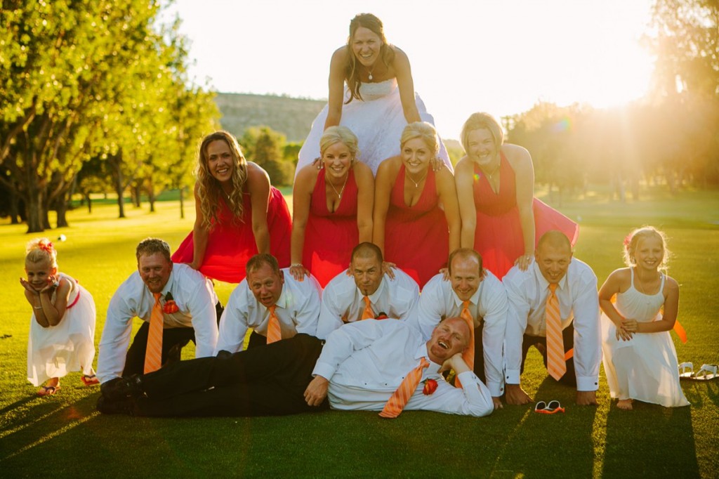 Red Lodge MT Wedding Photos Bridal Party