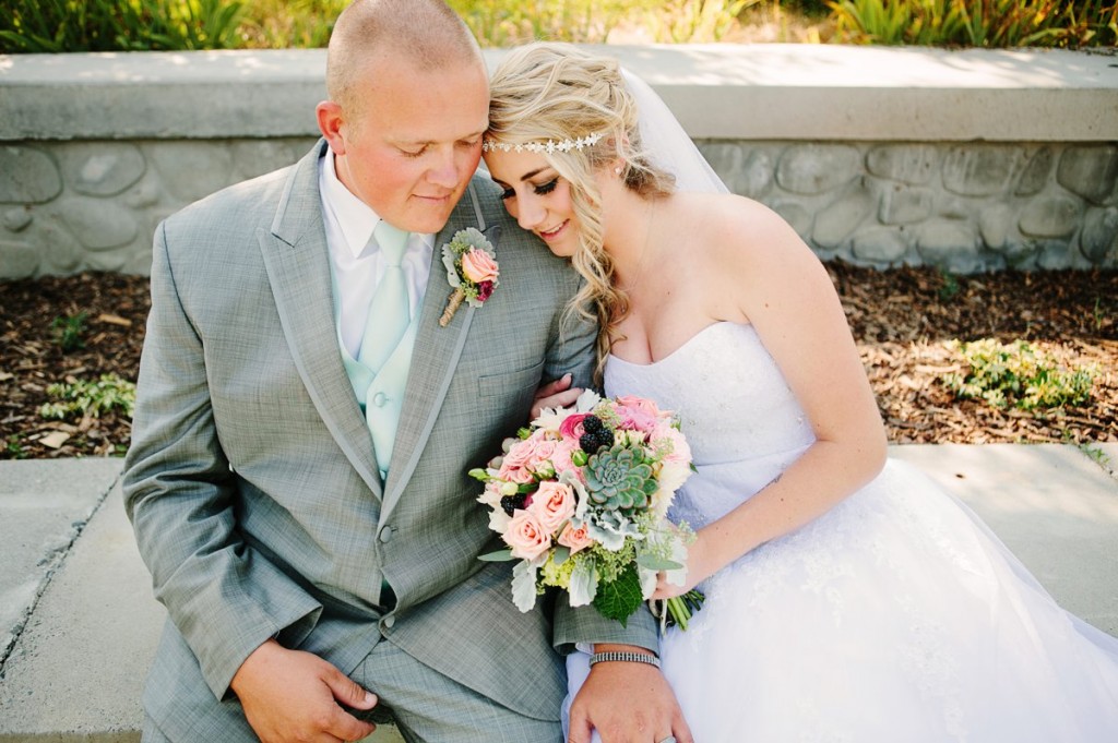 Chancey's Event Center Billings MT Wedding Photos Couple Cuddling