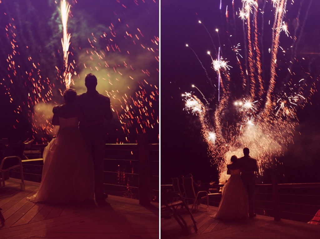 Helena MT Wedding Photos Couple Fireworks