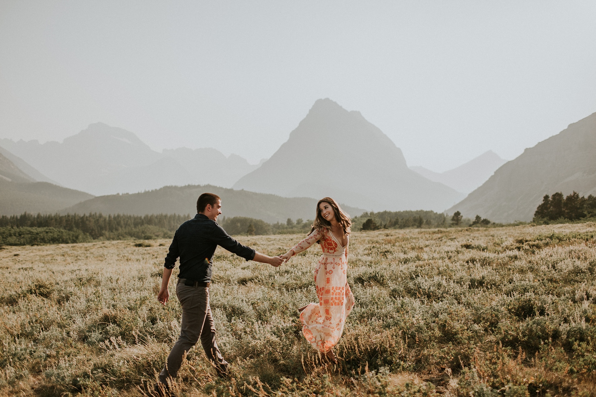 Vanessa and Matt | Many Glacier | Montana Wedding Photographer ...