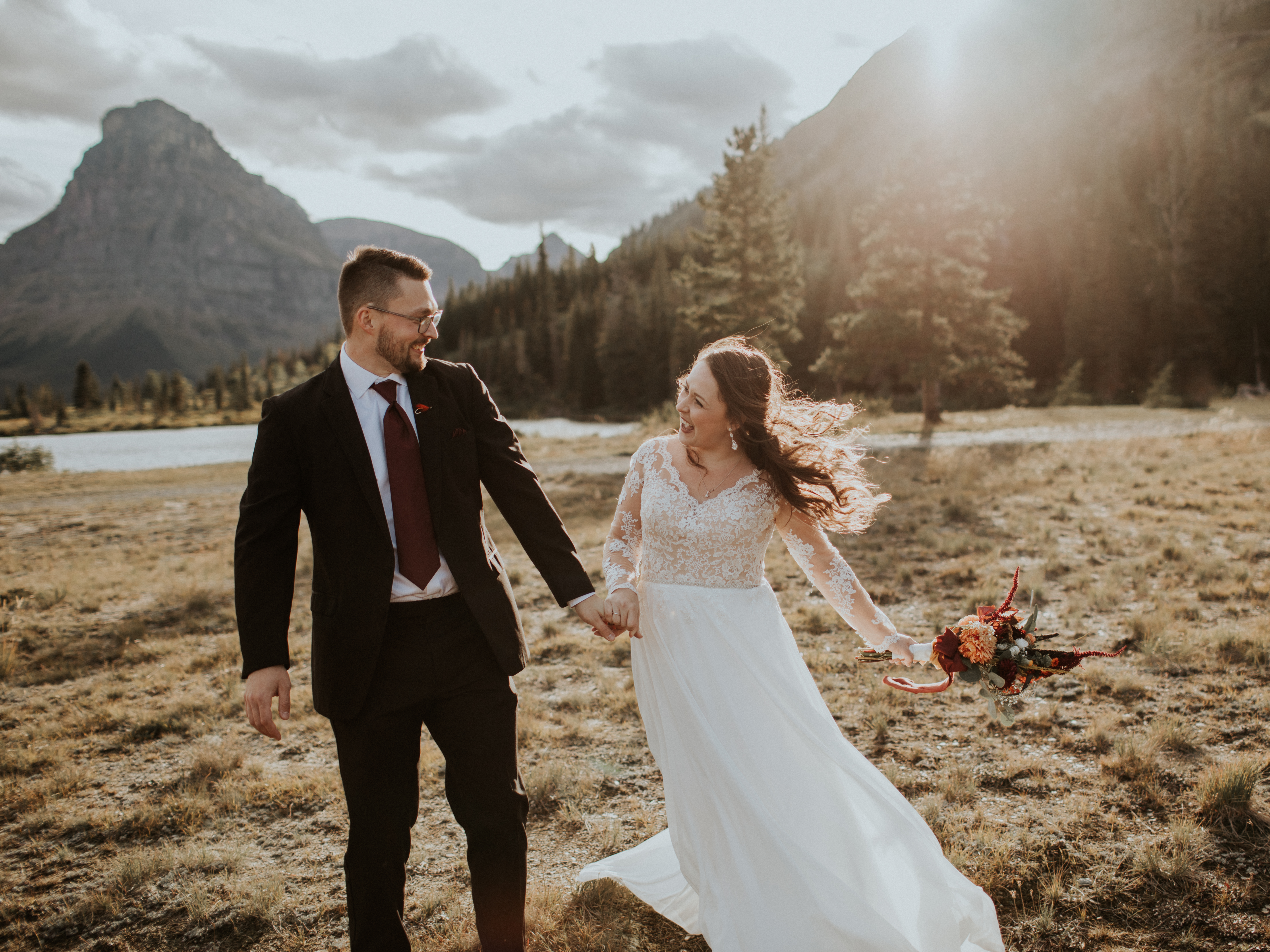Two Medicine Glacier National Park Wedding