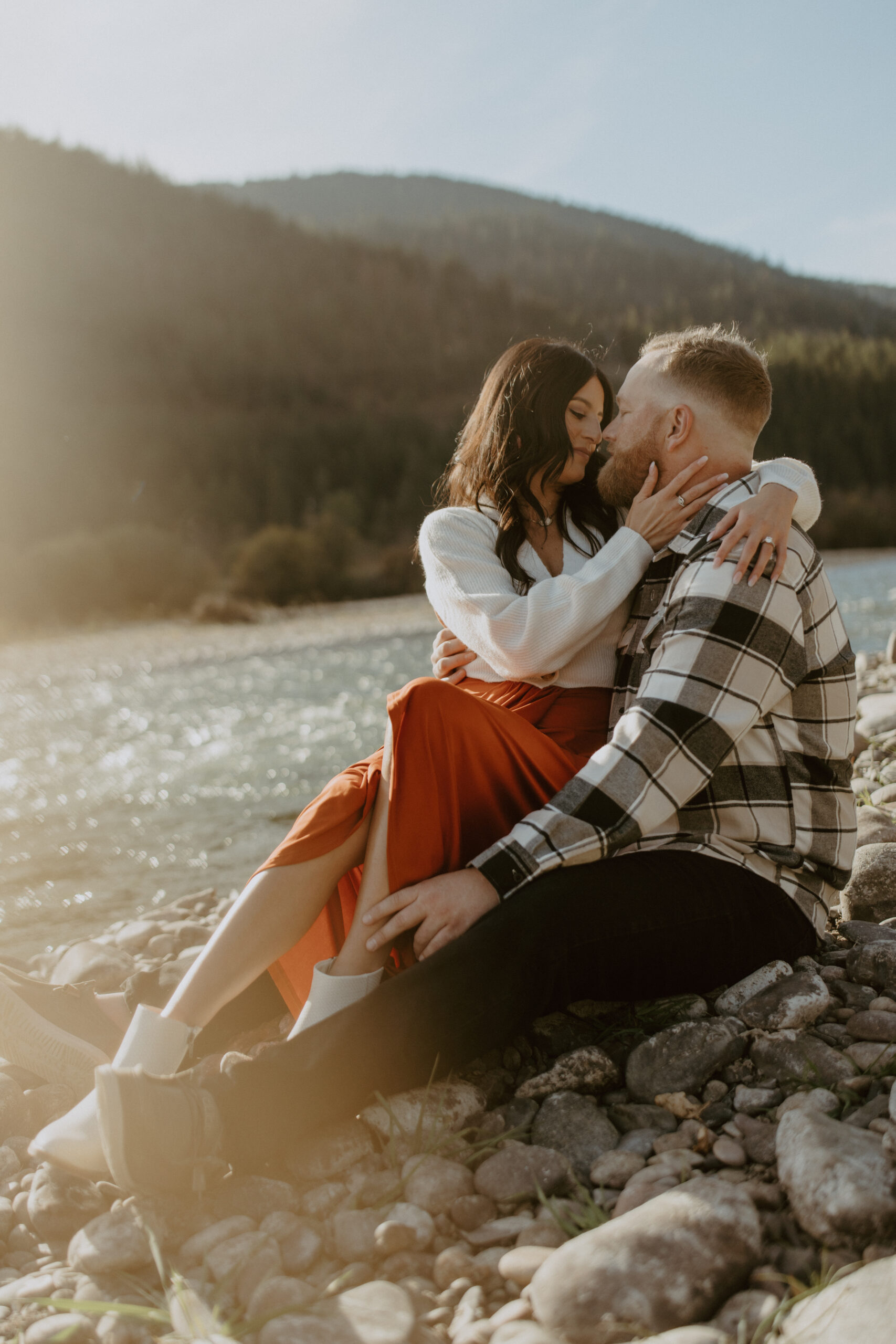 searching for the best engagement photo idea and location, get sentimental!