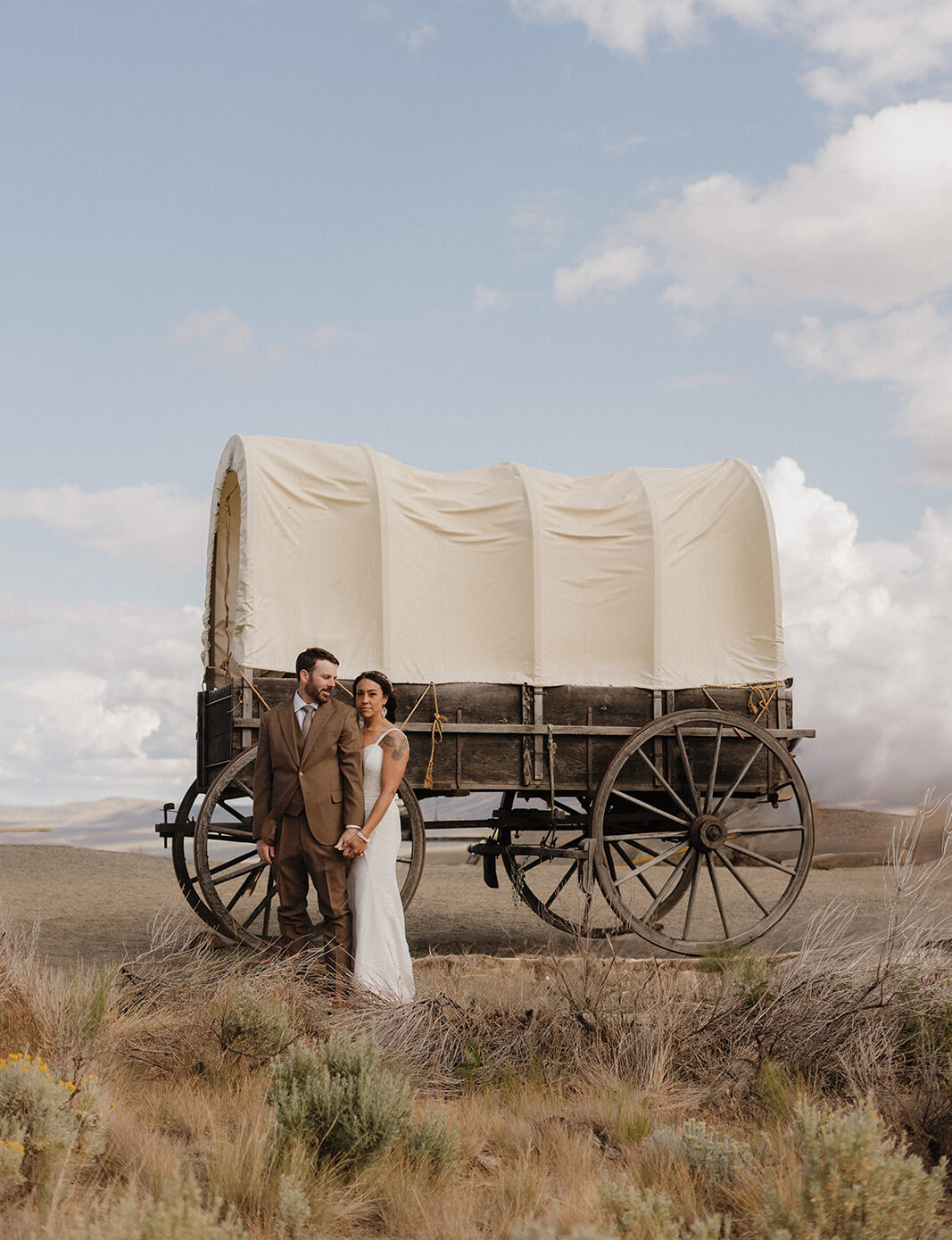eastern oregon wedding on the oregon trail